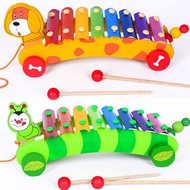 【SG  LOCAL STOCK】Wooden xylophone for kids, kids Piano kids Birthday gift  Christmas Gift for kids