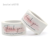 BWH Thank You Sticker Seal Label Sticker Gift Handmade DIY Sticker Christmas Gifts Seal Label