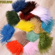 PIXELHIVE​ BJD Hair Wefts, Bjd Dolls Hair Raw Synthesis BJD Hair Row, Curly Hair Row Colors Fake Hai