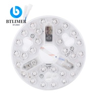 BTLIMER Ceiling Fan LED Light, 15 Watts Dimmable LED Retrofit Light Kit, 5.3 Inch 95 to 265V 3 Color