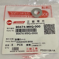SYM (Single Price) 90474-M9Q-000 Gear Oil Drain Gasket 8mm