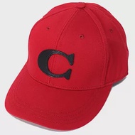COACH 棉質棒球帽 紅色