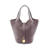 【二手】Hermes HERMES 手提包 Picotin Lock PM Eclat Rouge Sellier/Caban 皮革 Picotin Lock PM Eclat Rouge Selli