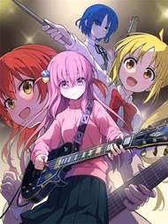 Anime Figure Mnaga Magazine Cover Bocchi The Rock Poster Aesthetic Music TV Animation Canvas Wall Ar