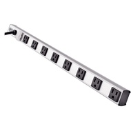 8 Right Angle Outlet Bench & Cabinet Power Strip, 24 in. Length, 15ft Cord with 5-15P Plug (PS2408RA