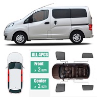 Side Windows Magnetic Sun Shade Fit For Nissan NV200 UV Protection Ray Blocking Mesh Visor Fit For Nissan NV200