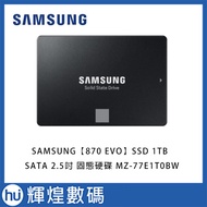 Samsung 870 EVO 1TB 2.5inch SATAIII SSD Solid State Drive (MZ-77E1T0BW)