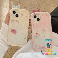 SS121 SS122 THICK SILICONE SOFTCASE STRAWBERRY CAKE ICE CREAM MOTIF FOR OPPO A36 A74 A76 A96 4G 5G R