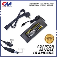 12v 10a Adapter with Real Capacity Size 5.5mmx2.5mmBIG