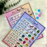 I See A, I Hear The Reading Activity - A4 laminated