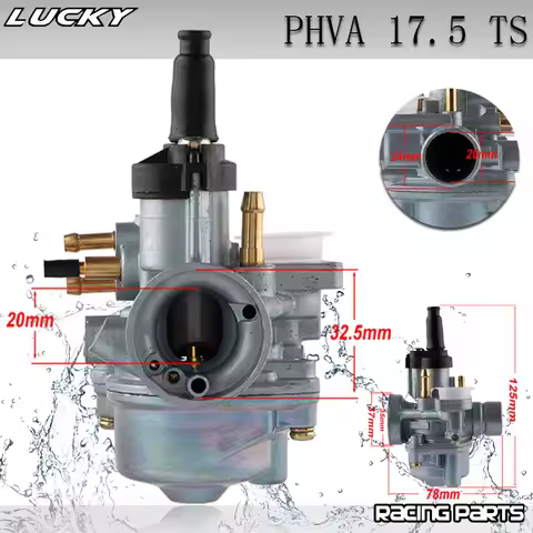 Carburetor For Dellorto PHVA 17.5 TS US For Honda Kymco SYM Peugeot 2T 50 50cc SH SA SXR Super 8 9 Y