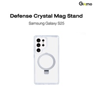 Gizmo เคส Defense Crystal Mag Stand for Samsung Galaxy s25 Ultra series เคสใส กันกระแทก มีขาตั้ง เคส