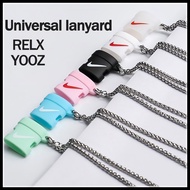 For Relax For Sp2 Sp2s Pro relax infinity 2  Bold metal chain lanyard silicone buckle necklace fashi