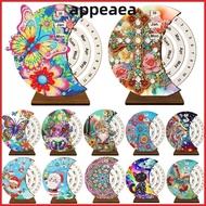 APPEAEA Diamond Art Perpetual Calendar Kits, Wooden Handmade Diamond Art Calendar,  Rotating DIY  Di
