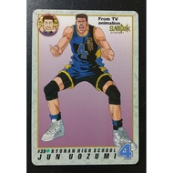 Jun Uozumi 39 Collection Card From SLAM Dunk Anime Series TV Animation 1994
