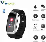 Winnes Waterproof Smart Sports Watch,Blood pressure&amp;Heart Rate Monitor Pedometer Tracker, Fitness Re