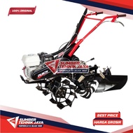 Traktor Quick Cakar Baja / Cultivator Cakar Baja + Honda GX 200