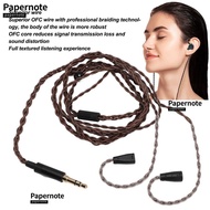 PAPERNOTE Headphone Replacement Cable, 3.9ft Lossless Sound 4 Strands Woven Cable, 3.5mm Plug OFC Co