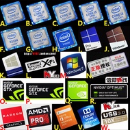 Original core 8th Generation core i5 i7 Xeon Computer 8th Generation cpu Notebook win10 Label Sticke