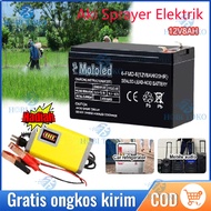AKI-12V8AH-MOTOLED ASLI Aki Tangki Semprot 12V 8AH  Aki Sprayer Aki Kering 12 Volt 8AH /aki sprayer 