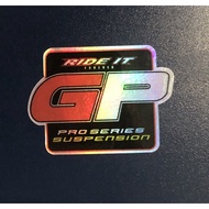 Racing RIDE IT GP HOLOGRAM Sticker (3pcs)