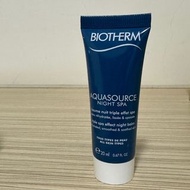 即期品BIOTHERM碧兒泉 深夜活泉SPA水面膜20ml