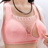 Front buckle without steel ring pregnant woman bra/nursing bra/gathered anti sagging pregnancy nursing bra/comfortable and breathable bra