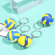 [Boutique1] Volleyball Keychain PVC Volleyball keychain bag car keychain Key Ring VN