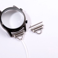 Jualan panas~Sesuai untuk jam tangan Huawei GT5/4/3/2 penyambung manik tali anyaman aksesori DIY uni