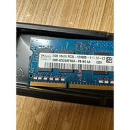 DDR3 SK Hynix 2GB 1Rx16 PC3-12800 Laptop RAM Memory Original Version