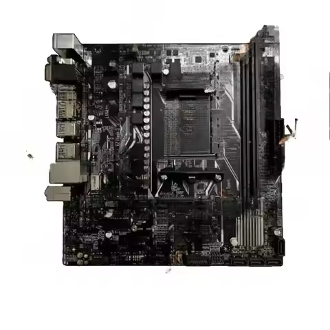 100% Original Test Desktop Motherboard Socket AM4 A320M-K PCI-E 3.0 32GB VGA A320 X4 A320 Pracamani 