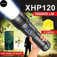 TD Super XHP120 The Most Powerful LED Flashlight XHP90 High Power Tactical Rechargeable flashlight 2