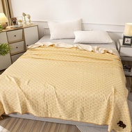 三層全棉紗布毯棉紗夏涼被午睡蓋毯夏季薄款毛巾被子純棉單人床單