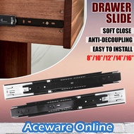 Cabinet Drawer Slide Soft Close Drawer Rail Drawer Slide Heavy Duty Drawer Slide Roller Drawer Slide