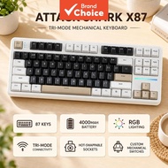 ATTACK SHARK X87 Mechanical Keyboard, 87-Key, Tri-Mode, Hot-Swappable
