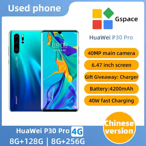 Original CN Version Huawei P30 Pro Smartphone Android 6.47 inch 40MP Camera 128GB/512GB Google Play 