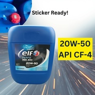 ELF Perfo HDX 300 SAE 20W50 API CF4/SJ Diesel Engine Oil 18 Liters