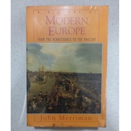 Used History of Modern Europe from the Renaissance to the Present Merriman world war 2