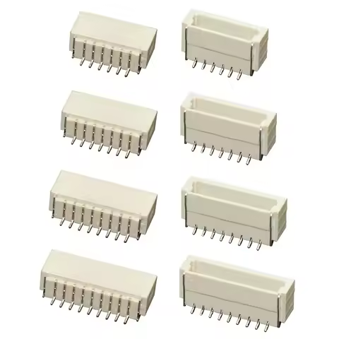 10PCS JST SH1.0 1.0mm Connector SMD Vertical/Horizontal Type Socket Wire-to-Board Receptacle 2P 3P 4