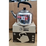 High-quality Zebra Stainless Steel Kettle Century Plus 5.5 liters - 3 Bottom (Specialized in use of electrified heater)