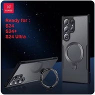 XUNDD Galaxy S24 Ultra S24+ S24 Plus Magnetic Holder Magsafe Case Cover Casing