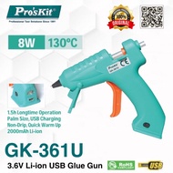 Pro’skit GK-361U 3.6V Li-ion USB Glue Gun