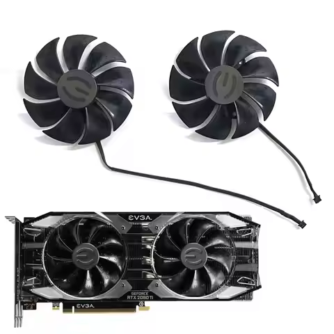 New 87MM 4PIN PLA09215S12H GPU Cooler for EVGA RTX 2080TI 2080 2070 2060 XC ULTRA Gaming Graphics Ca