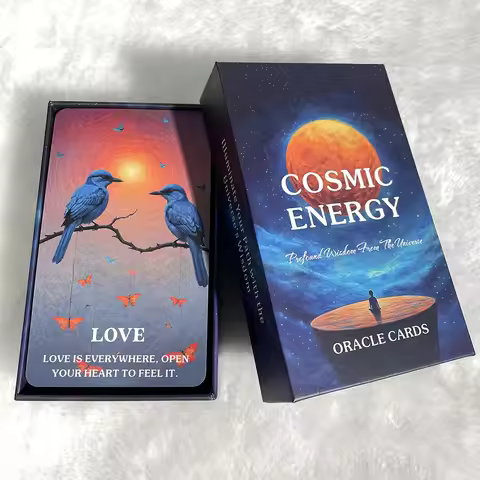 Cosmic Energy Oracle Cards, Spirit Tarot Cards, Universe Wisdom Tarot Deck, Unknown Power Oracle Car