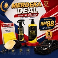 【CP CAR Detailer】CP CAR Detailer - Merdeka Combo Set Nano Car Shampoo 500ml+Mini Quick Coating 250ml