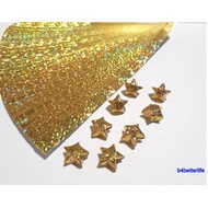 [100 sheets] METALLIC BRONZE GOLD PAPER STAR folding paper Art Paper Construction Paper