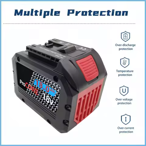 100% Original 18V 18Ah ProCORE Rechargeable Battery for Bosch cordless tools BAT618 GBA18V80 21700 h