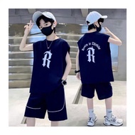 Summer children's clothing Set for boys 18-45kg SUMMER R-Set model. Elastic cotton material, HO6