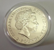 2014 Britannia Rare Incorrect Mule Error with Lunar Horse Obverse 1 oz .999 Silver Coin 1oz
