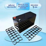 12v battery case containing 21 18650 battery cells with battery fixing frame (3s 7P)